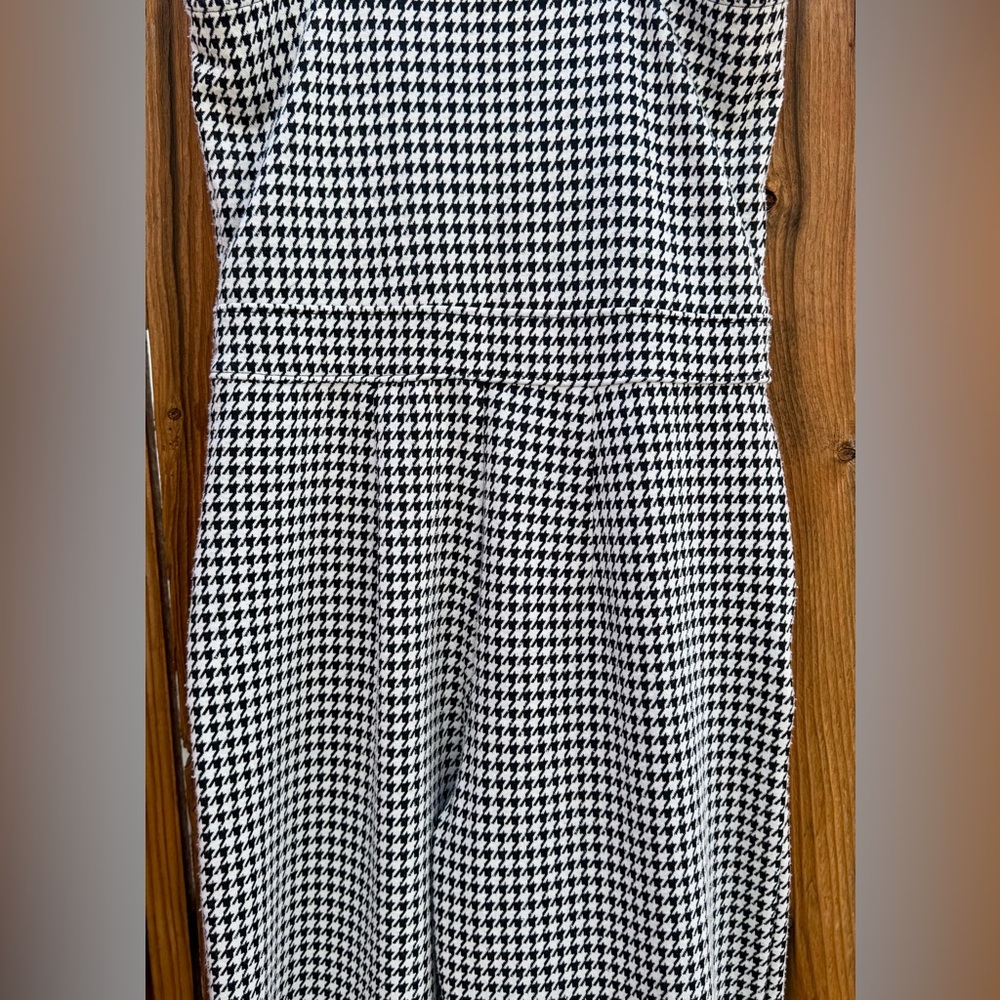 Abercrombie Kids Black & White Girls Houndstooth Jumpsuit - Size 13/14 - Picture 4 of 7